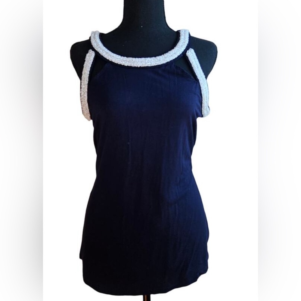 Carmen Marc Valvo Special Occasion Dressy Top Sleeveless X-Large